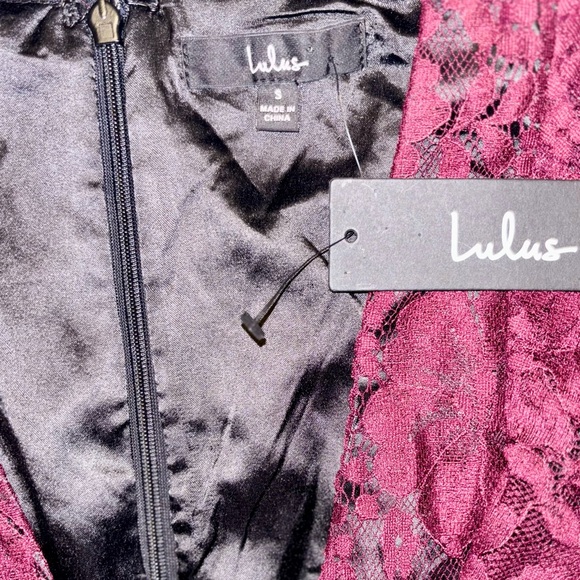 NWT Lulu’s Molinetto Lace Tiered Maxi Dress - Picture 5 of 7